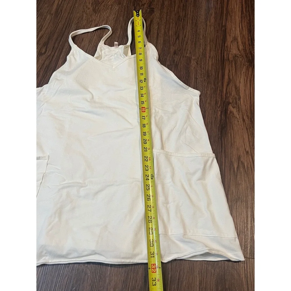 Free People FP Movement Hot Shot Mini Dress White Activewear Large